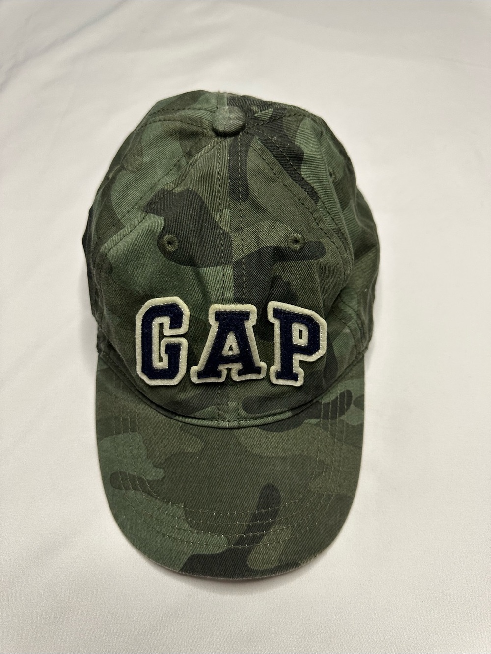 GAP Kids Green Camo Baseball Hat